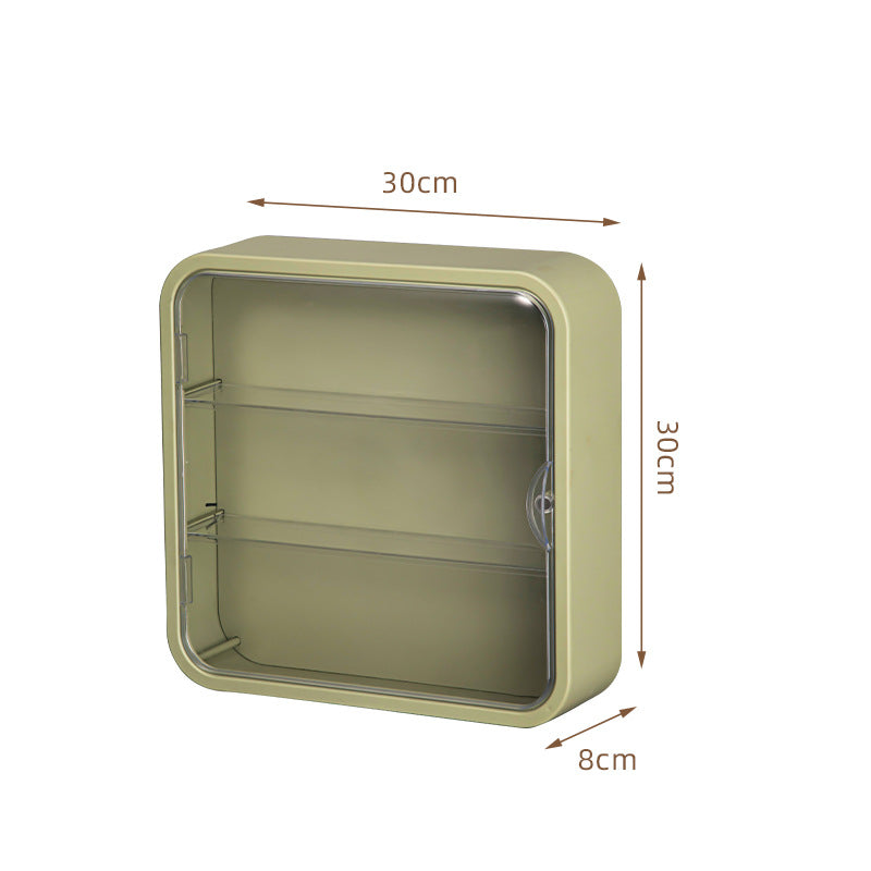 POP MART figure wall-mounted storage display cabinet blind box storage wall cabinet transparent dust-proof doll storage box