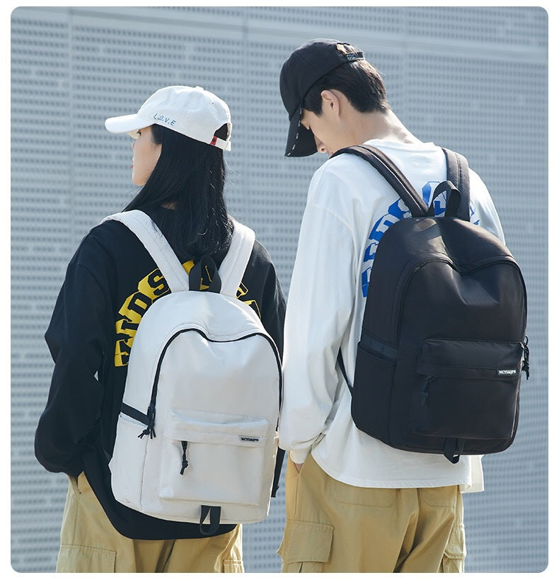 Simple Men's Backpack Large Capacity Casual Japanese Junior High School High School Student School Bag Travel Backpack Female