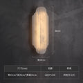 Italian light luxury spanish natural marble background wall lamp designer creative art bedside lamp marble wall sconce