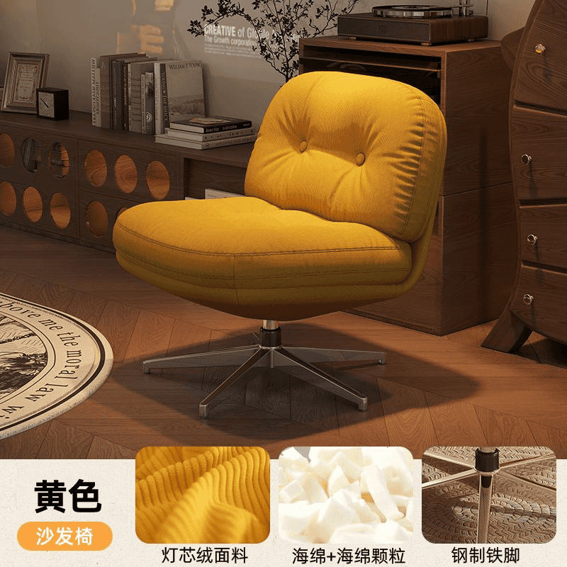 Factory direct rotating lazy sofa chair - designer style recliner for living room or balcony - casual single seater