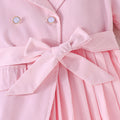fashionable european and american cross-border new arrivals: chiffon patchwork belted blazer-style bubble sleeve dress - direct from the manufacturer