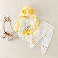Newborn and infant clothing: spring/autumn super cute outfit set for baby boys and girls - stylish, trendy cartoon hooded romper