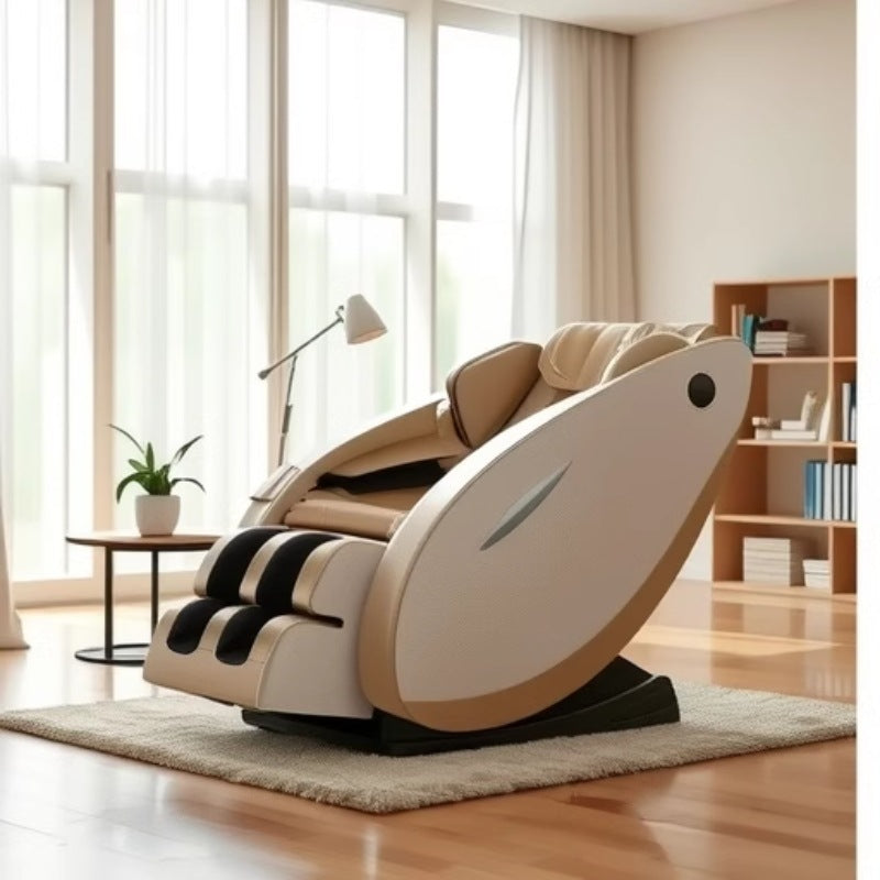 Luxury home massage chair - fully automatic electric full body zero gravity space capsule design