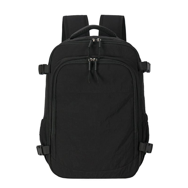 Outdoor leisure travel backpack for men and women, large capacity, lightweight and versatile laptop bag, multi-functional college student schoolbag