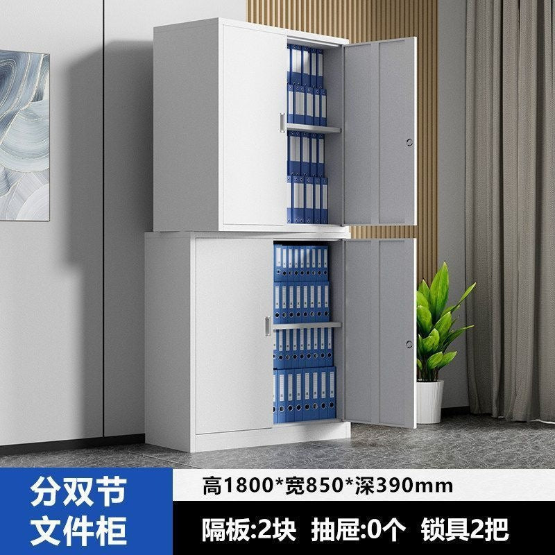 Filing cabinet office data cabinet voucher file cabinet with lock steel employee dormitory storage locker
