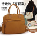 New fashionable mommy bag - tote style hospital bag, insulated bottle holder, large capacity maternity bag, multifunctional pregnancy bag for expecting mothers