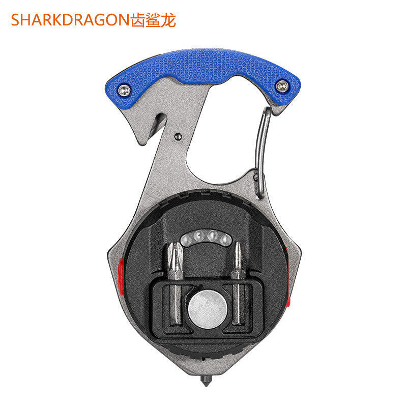 Cross-border new keychain light Type-C charging portable multi-function emergency small flashlight COB work light