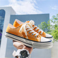 Classic 1970s low-top canvas shoes - unisex retro oiled veneer shoes - korean style student canvas sneakers for men and women