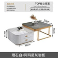 Gold frame white cabinet snow mountain bi + ama gray