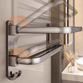 Manufacturer's punch-free bath towel rack, bathroom storage rack, foldable towel rack, bathroom storage rack, wall-mounted