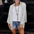Independent station direct sales cross-border fashion 2025 autumn new women's sequined plus size loosetops color outwear