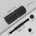Wolf tooth shaped foam roller yoga column gear stick hollow pilates yoga shaft leg stretch foot bottom fascia ball