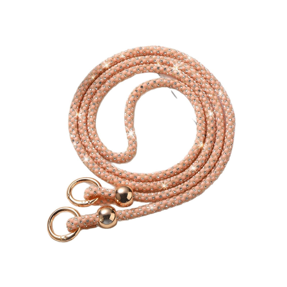 Luxury rhinestone phone lanyard - long crossbody phone chain, shoulder strap, bag charm, and phone cord