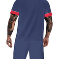 Men's casual tracksuit set, featuring a "32" number print, a popular cross-border european and american style