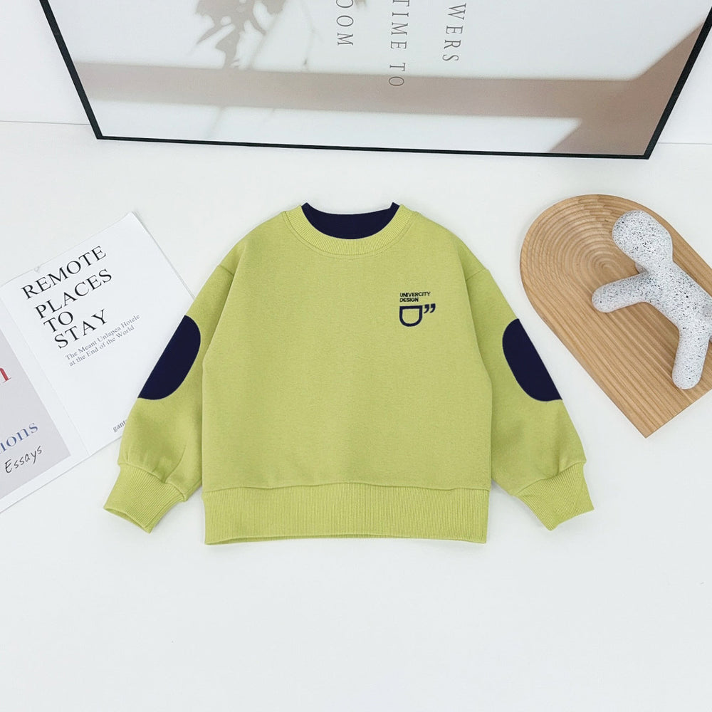 Boys' sweatshirt - spring/autumn  new collection - kids' long-sleeve autumn base layer - stylish boy's casual pullover top - trendy