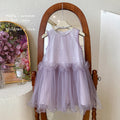 Princess dress  new girls' dress summer chic girls' skirt little girl's stunning sequin mesh dress