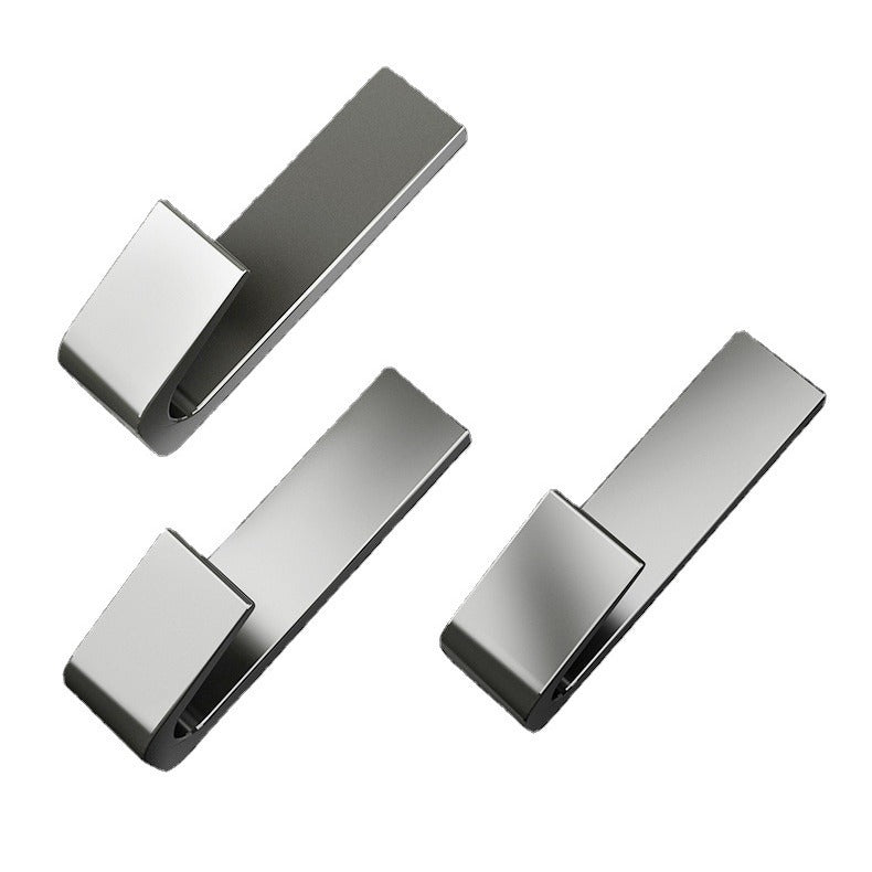 Space aluminum door rear hook strong adhesive load-bearing coat hook no punching adhesive hook coat hook wall-mounted wall coat hook