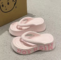 High-heeled flip-flops for women new arrivalthick soleeva slippers for women beach beach shoes for women fashion flip-flops wholesale