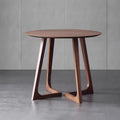 Solid wood round dining table - minimalist casual dining set, perfect for cafes, hotels, reception areas, and balconies