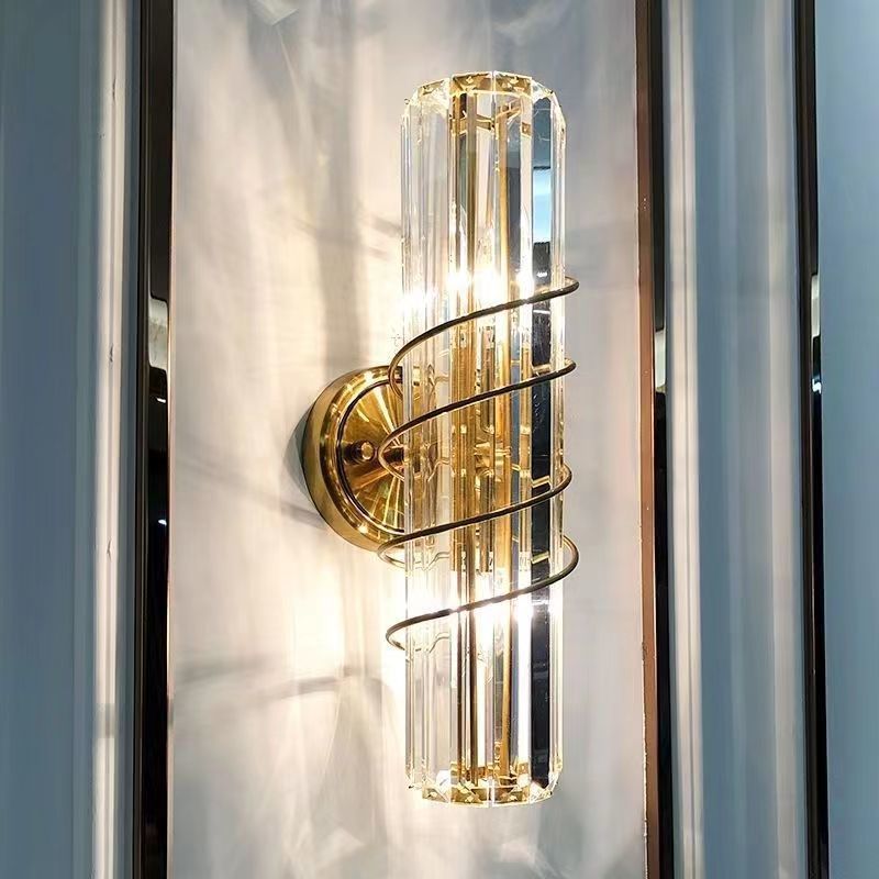 New arrivalaccessible luxury crystal wall lamp popular bedside living room background wall corridor aisle casualclassy wall lamp
