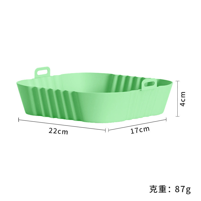 hot-selling silicone baking pan, high temperature resistant air fryer, easy to clean round baking mold, for home silicone baking pan