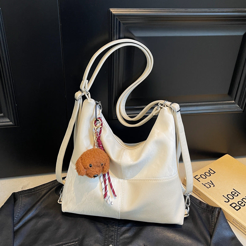 Retro trendy large-capacity tote bag women's 2025 autumn and winter fashion casual underarm bag premium commuter shoulder bag
