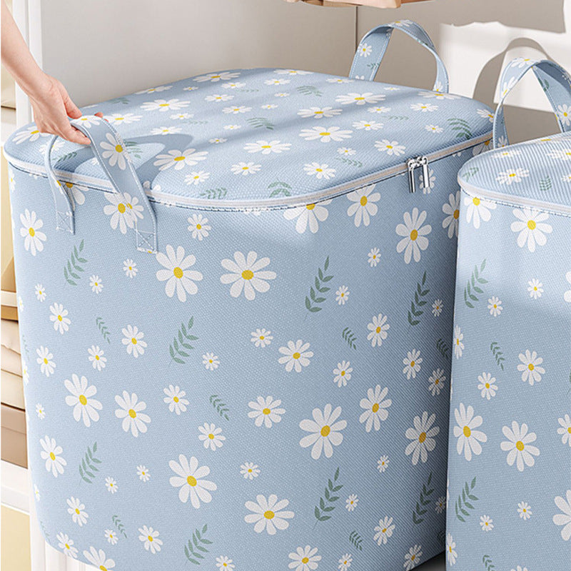 Large-capacity storage bag Household moving packaging bag Packed quilt clothing storage Organizing box Wardrobe portable storage bag