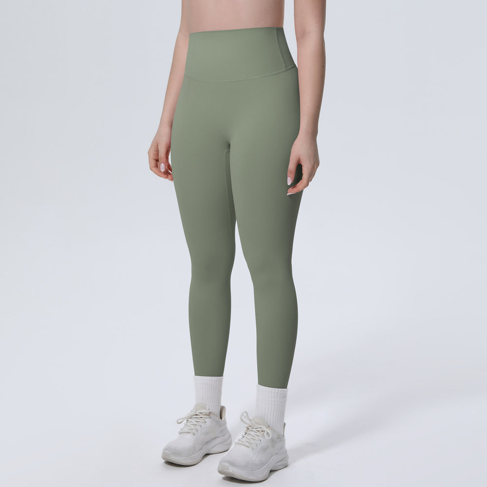 new arrival brushed yoga pants high waist hip lift anti-roll peach butt fitness pants quick-drying tight sports pants for women