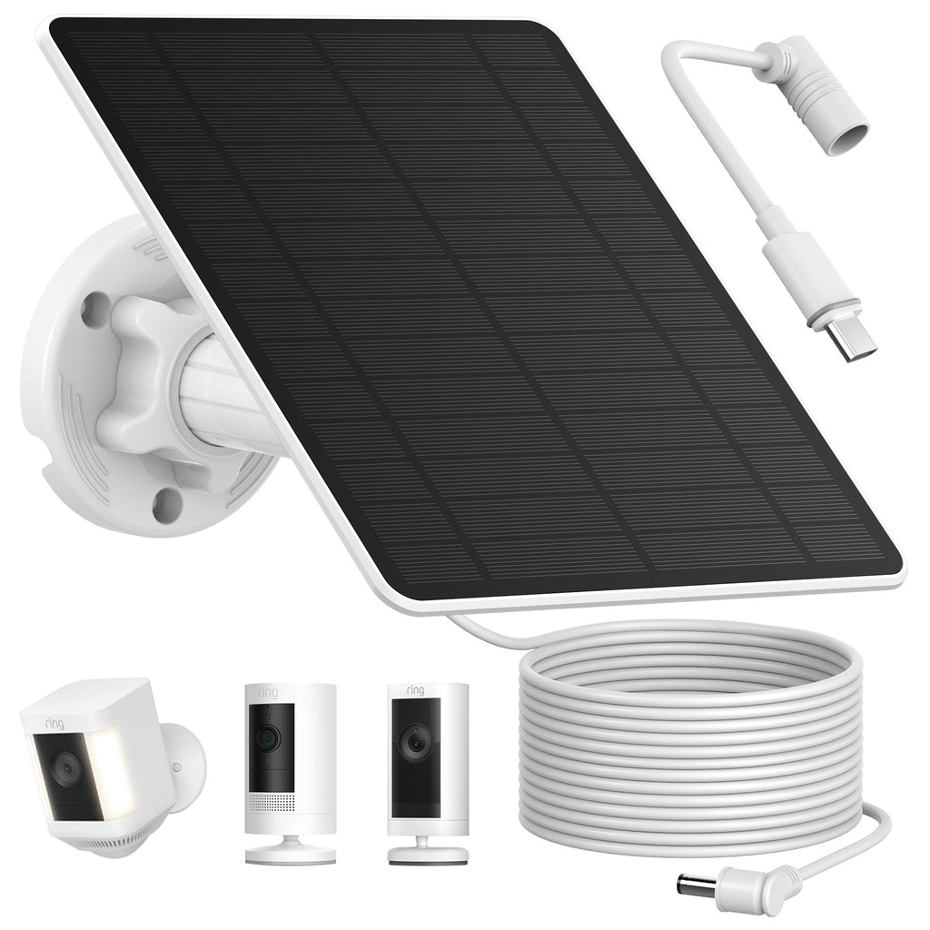 's explosive 5W solar photovoltaic panel Ring arlo Google camera dedicated interface outdoor security