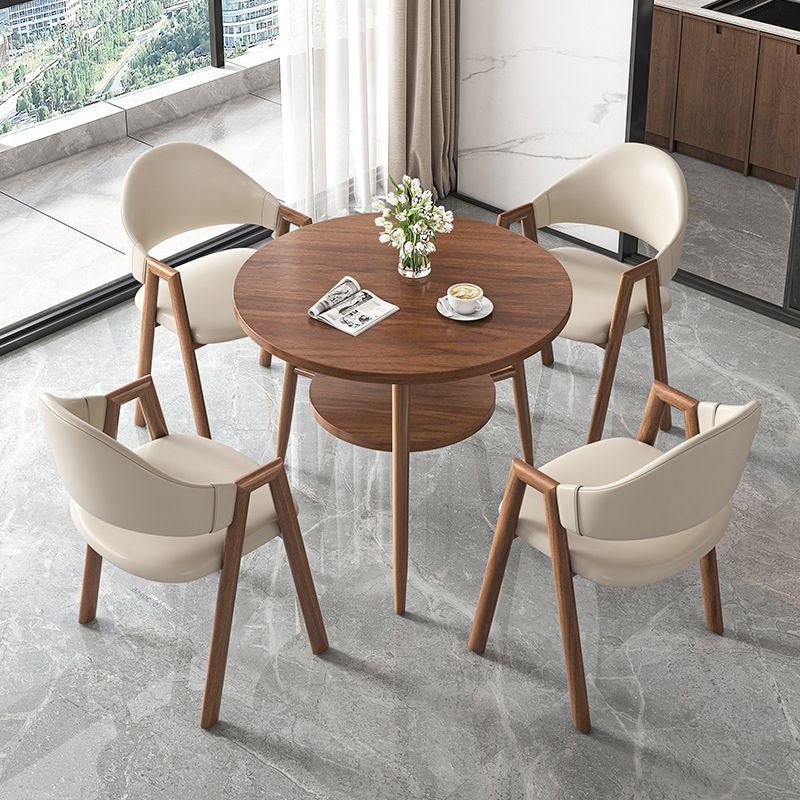 Scandinaviancasualcasual reception negotiation table and chair combination milk tea coffee shop apartment b&b dining table balcony small round table