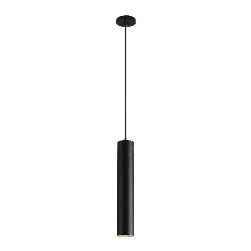 Modern minimalist matte extended linear pendant light - nordic black and white style for bedroom, bedside, bar, restaurant, and hotel