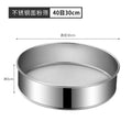 Stainless steel flour sifter grain sieve round sifter 40 mesh 60 mesh ultra-fine handheld baking tool strainer dessert