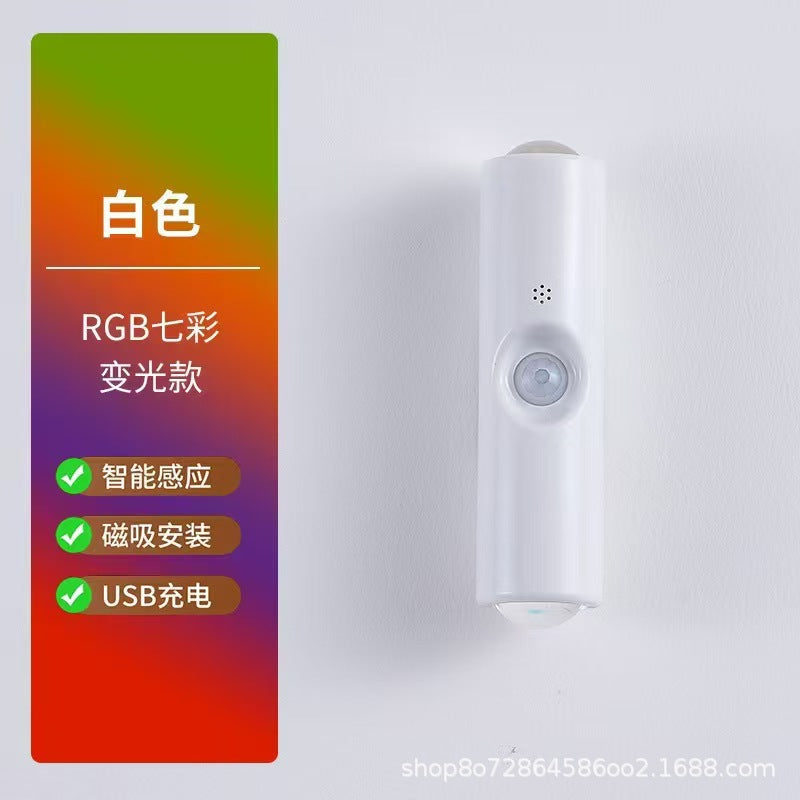 Hill magnetic wireless charging stick-on human body sensor led spotlight night light sensor modern casual