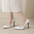 Comfortable and stable black, sophisticated and stunning high heels for women, new french-style elegant high heels for women, spring/autumn 2025 collection