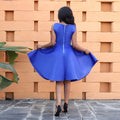 supply space layer round neck sleeveless waist large skirt fashion black women's clothing special price