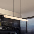 Restaurant chandelier modern casual italian normcoreaccessible luxury marble dining table tea room island table one-word bench chandelier