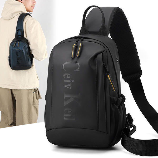 New simple trend breast bag high school college student leisure daily large capacity messenger bag outdoor travel shoulder bag