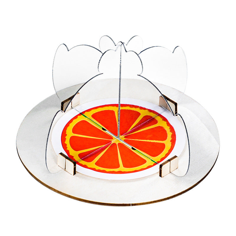 Mirror Imaging Technology Small Production Axisymmetric Light Reflection Scientific Experiment DIY Children's Handicraft Frontiers of Science and Education