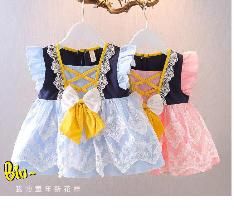 Girls' spring/summer new lolita dress - children's tutu dress, formal dress, snow white dress