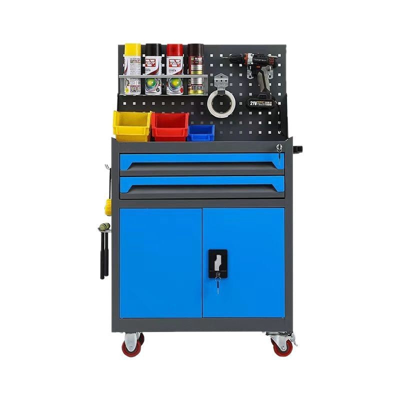 Auto repair tool cart, drawer, hardware repair, trolley box, multi-functional mobile heavy tool, low cabinet workshop workbench