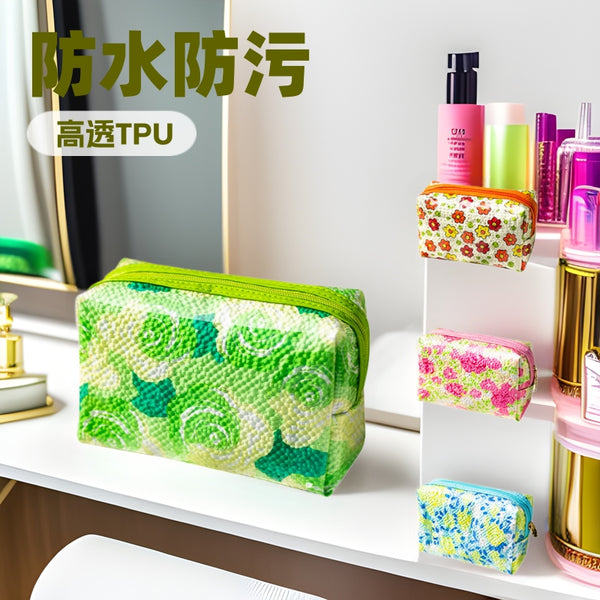 Beilian waterproof cosmetic bag women's portable ins high-value portable cosmetics storage bag travel lipstick wash bag