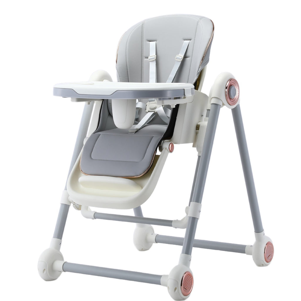 Baby Dining Chair Multifunctional Foldable Home Portable Baby Dining Table Seat Children Rockable Reclining Chair