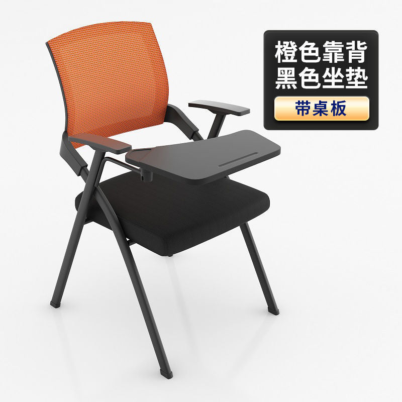 Conference writing board table and chair office chair all-in-one conference room meeting foldable chair foldable training chair with table board chair
