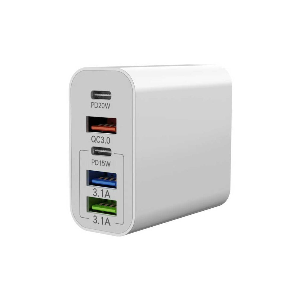 pd65w multi-port charger european, american and british standard 2pd+3usb multi-port charging head suitable for apple charging head