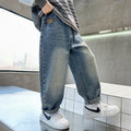 Boys' pants - spring/autumn collection  - new spring styles - big & tall sizes - dad jeans - boys' spring harem jeans - kids' denim pants