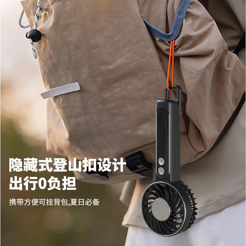 new arrival handheld cooling fan usbfor home desktop silent fan outdoor portable carabiner fan