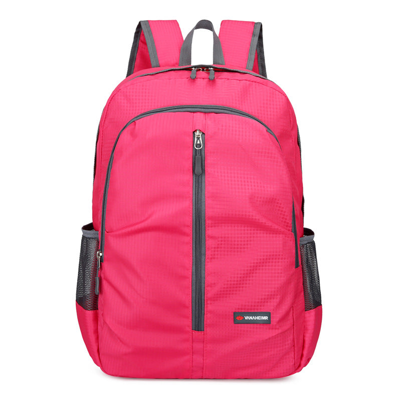Outdoor sports and leisure mountaineering backpack Large capacity cycling folding storage bag Stylish and lightweight multi-functional backpack