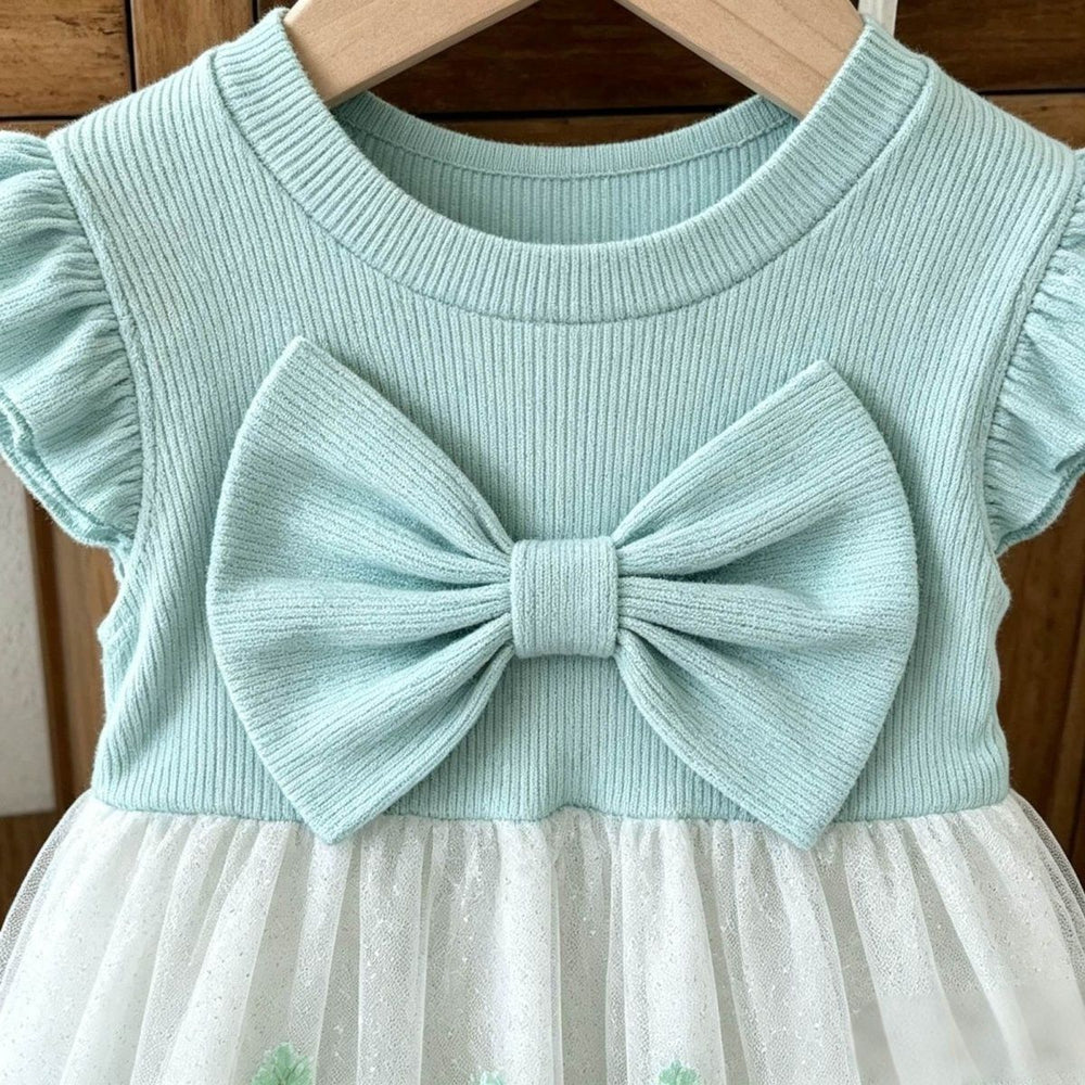 Girls' summer dress  new style chic children's heavily embroidered butterfly princess dress baby formal dress lightweight