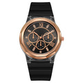 Fashion rhinestone silicone watch female student accessible luxuryelegantniche style design preppy style forest style young casual watch