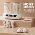 Double-cavity washing machine - small, automatic, portable mini washing cup for cleaning socks, underwear, and lingerie